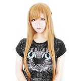 Sword Art Online Yuuki Asuna Cosplay-Perücke, Yuki Asuna, Rollenspiel, Haar, inkl. Perückenkapp