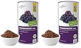 Raab Vitalfood® Bio Traubenkern Mehl Pulver (300 g) - reich an Ballaststoffen (60% Ballaststoffgehalt), vegan, glutenfrei, Premium Bio-Qualität (Packung mit 2)