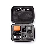 Amazon Basics Tragetasche für GoPro Actionkameras, Small, Schwarz, Einfarbig