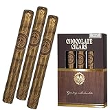 Schokoladen Zigarren - Gianduja Haselnuss-Schokolade - edel verpackt - 3 x 25g
