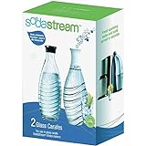SodaStream DuoPack Glaskaraffe (2 x 0,6L Glaskaraffen) für Crystal und Peng