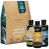 AllgäuQuelle® Saunaaufguss Bio 3er Set Sauna Aufgussmittel 3x100ml Saunaduft Aufg