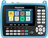 TELESTAR SATPLUS Light – SAT Messgerät (Satelliten Finder, DVB-S2 / DVB-S/DVB-T2 / DVB-T/DVB-C, Unicable, Akku)