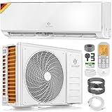 KESSER® Klimaanlage Set Split - mit WiFi/App Funktion Klimagerät - Kühlen A++/ Heizen A+ -12000 BTU/h (3.400 Watt) Kältemittel R32 - Fernbedienung, Timerfunktion - Inkl. komplettem Montag