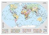Ravensburger Puzzle 15652 - Politische Weltkarte - 1000 Teile Puzzle für Erwachsene und Kinder ab 14 Jahren, Puzzle-Weltkarte mit Flagg