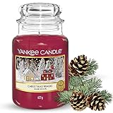 Yankee Candle Duftkerze im Glas (Große Kerze im Glas) | Christmas Magic | Brenndauer bis zu 150 S