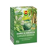 COMPO Bambus & Ziergräser Langzeit-Dünger, Umweltschonendere Rezeptur, 5 Monate Langzeitwirkung, 850 g, 22 m²