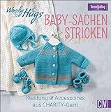 Woolly Hugs Baby-Sachen stricken. Kleidung & Accessoires aus CHARITY-Garn. Mit zarten Streifenmustern, bunten Details und dezenten Farbnuancen zum Kuschelglück für Baby