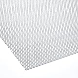 Lochblech Aluminium RV5-8 Alu 1 mm dick Blech Zuschnitt nach Wunschmaß (1000 mm x 400 mm)