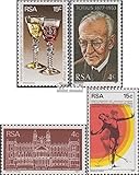Prophila Collection Südafrika 509,510,511,533 (kompl.Ausg.) 1977 Weinfachtreffen, Toit, Gericht, SPO (Briefmarken für Sammler) Wein/Landw