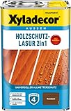 Xyladecor Holzschutz-Lasur 2 in 1, 4 Liter Nussb