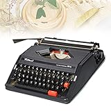 NYXBDD Mechanische Retro-Schreibmaschine für Schriftsteller, langlebiges und schlankes Vintage-Design L