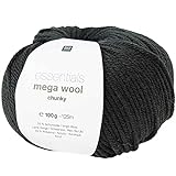 Essentials Mega Wool Chunky Schwarz, 100 g