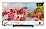 TOSHIBA 43UK3163DG 43 Zoll Fernseher/Smart TV (4K UHD, HDR Dolby Vision, Dolby Atmos, LED, Triple-Tuner, WLAN, Alexa Built-in, PVR-Ready) [2022]