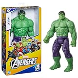 Hasbro E7475 Marvel Avengers Titan Hero Series Blast Gear Deluxe Hulk ActionFigur, 30 cm Spielzeug, inspiriert von Marvel Comics, für Kinder ab 4 J