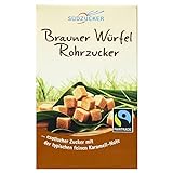 Südzucker Brauner Würfel Rohrzucker Fair Trade, 500 g
