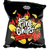 Firechips Carolina Reaper, 50g | Kartoffelchips mit der schärfsten Chilisorte der Welt | Super scharfe Chip