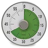 TimeTEX Zeitdauer-Uhr lautlos grün - magnetisch - Durchmesser 19 cm, mit grüner Scheibe - 61922
