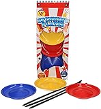 D.A.Y. Republic Drehteller mit Stöcken - Klassischer Zirkus-Trick, tolles Jonglierspiel-Spiel für Kinder und Erwachsene, 3er-S