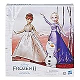Disney Die Eiskönigin Elsa, Anna und Olaf Set mit Kleidern und Schuhen, Spielzeug zu Disneys Die Eiskönigin 2