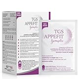 TGS Appefit Lycomplex | Nützliches Nahrungsergänzungsmittel zur Gewichtsreduktion | Trägt zur Kontrolle des Hungergefühls bei | Mit Glucomannan, Tryptophan und Lycopin | 30 Beutel à 2 mg