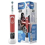 Oral-B Kids Star Wars Elektrische Zahnbürste/Electric Toothbrush für Kinder ab 3 Jahren, 2 Putzmodi für Zahnpflege, extra weiche Borsten, 4 Sticker,