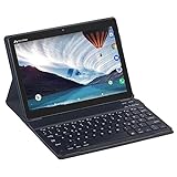 Acepad A145 (10,1 Zoll) Tablet, 1920x1200 Full HD, 6GB RAM (+6GB), 128GB Speicher, Android, LTE Dual-SIM, Octa Core, WLAN/Bluetooth/4G (Schwarz mit Bluetooth-Tastatur FIX)