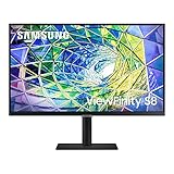 Samsung UHD Monitor S8U S27A800UNP, 27 Zoll, IPS-Panel, 4K UHD-Auflösung, HDR10, Reaktionszeit 5 ms, Bildwiederholrate 60 Hz, Integrierte Lautsprecher, schw