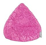 SITTING POINT only by MAGMA Sitzsack Fluffy L ca. 120 Liter pink