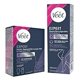 Veet Expert Intim-Haarentfernungs-Set Enthaarungscreme für den Intimbereich inkl. Multi-Benefit-Schaum - 2 x 50 ml + Haarentfernungscreme für Körper & Beine 100