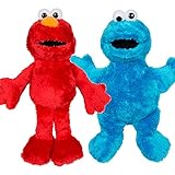 Offizielle Sesame Street Große Elmo und Krümel Monster Soft Plüschtiere 38