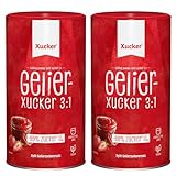 Xucker 3:1 Gelierxucker mit Xylit 2x 1kg - leckere Gelierzucker Alternative mit Birkenzucker I Veganer Gelierxucker von Xucker zum Kochen für Marmelade & Gelees (2 kg)