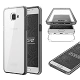 Urcover Touch Case 2.0 kompatibel mit Samsung Galaxy A5 (2016) Hülle Grau Transparent I 360 Grad Rundum-Schutz Cover [Unbreakable Case bekannt aus Galileo] Clear Full Body Handy-T