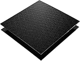 S-Polytec RECYCLING Kunststoffplatten ♲ ABS REGENERAT Platte SCHWARZ, Verschiedene Formate in Stärken 1-10mm, TOP Qualität, MADE IN GERMANY (100 x 49cm, 1mm)