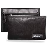 Feuerfeste Tasche 2 Stück (20 x12.7cm), Brieftasche, Geldtasche Wasserdicht Geldaufbewahrung zum Schutz Kleiner Wertsachen, Reiß