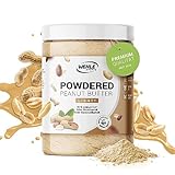 Erdnussbutter light Pulver 500g - Powdered Peanut Butter 85% weniger Fett, ohne Zucker I Peanut Creme mit leckerem Geschmack [NEUE CHARGE & MHD]