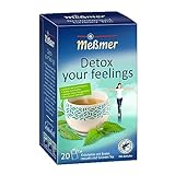 Meßmer DETOX YOUR FEELINGS | Brennnessel - Grüner Tee | 20 Teebeutel | Vegan | Glutenfrei | Lak
