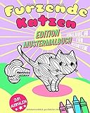 Furzende Katzen Edition Mustermalbuch: Ausmalbuch für Fortgeschrittene (Super Süße Kawaii Malbücher, Band 3)