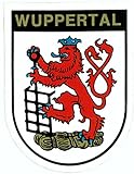 carstyling XXL Aufkleber Wappen Wuppertal 115 x 90