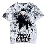 UBUB Teen Wolf T-Shirts Männer/Frauen Tv-Serie Teen Wolf 3D-Print T-Shirt Mode Lässig Harajuku Style T-Shirt Streetwear Plus Size Top