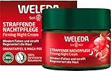 WELEDA Bio Straffende Nachtpflege - Naturkosmetik Natural Anti Aging Gesichtscreme mit Granatapfelsamenöl & Maca-Peptiden. Feuchtigkeitscreme mindert Falten und regeneriert die Haut (1x 40ml)
