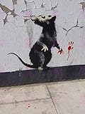 Doppelganger33 LTD Photography Graffiti Street Banksy Rat Detail Red Handed C