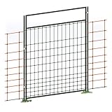 VOSS.farming Tür für Weidezaunnetz, Netze bis 125cm Höhe, Öffnungsbreite 86cm, elektrifizierb