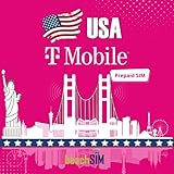 beachSIM T-Mobile USA SIM unlimitierte Daten & Telefonie & SMS (USA - 6 Tage)