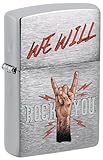 Zippo Feuerzeug We Will Rock You - Brushed Chrome 48853
