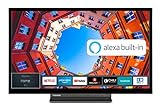 Toshiba 32LK3C63DA 32 Zoll Fernseher (Full HD, Smart TV, Prime Video / Netflix, Alexa Built-In, Bluetooth, WLAN, Triple Tuner), schw