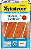 Xyladecor Holzschutz-Lasur 2 in 1, 4 Liter, Weissb