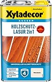 Xyladecor Holzschutz-Lasur 2 in 1, 4 Liter, Weissb