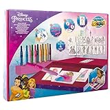 Disney Princess - Sprühstiftset - Malstifte für Kinder - Malset mit Buntstiften und Malvorlag