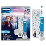 Oral-B Kids Elektrische Zahnbürste, 1 Griff Disney Die Eiskönigin, 1 Bürste, 1 Reiseetui, 3 J
